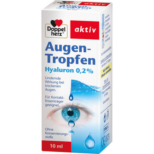 DOPPELHERZ Augen-Tropfen Hyaluron 0,2%