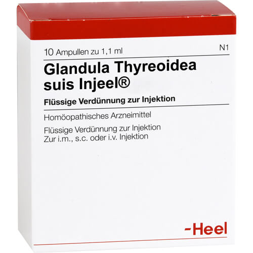 GLANDULA THYREOIDEA suis Injeel Ampullen