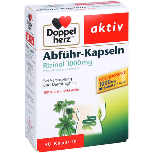 DOPPELHERZ Abführ-Kapseln Rizinol 1.000 mg