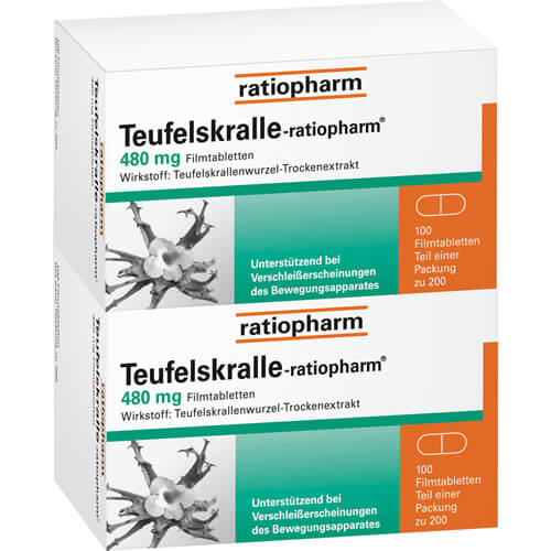 TEUFELSKRALLE-RATIOPHARM Filmtabletten