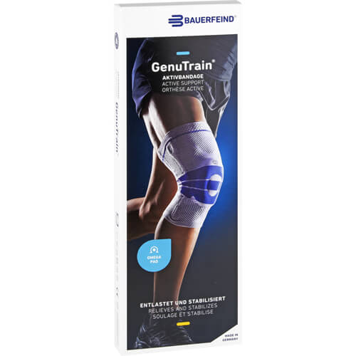 GENUTRAIN Kniebandage Gr.1 schwarz