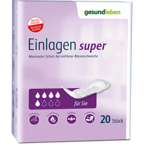 GESUND LEBEN Einlagen super
