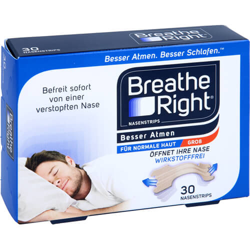 BESSER Atmen Breathe Right Nasenpfl.groß beige