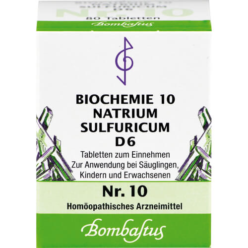 BIOCHEMIE 10 Natrium sulfuricum D 6 Tabletten