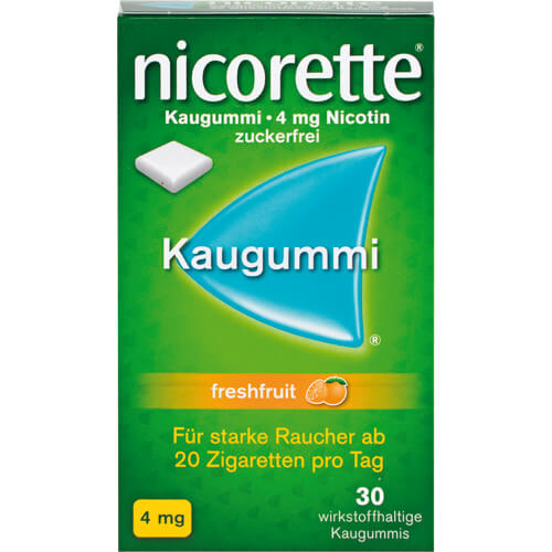 NICORETTE Kaugummi 4 mg freshfruit