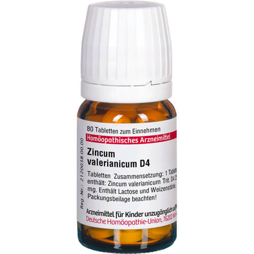 ZINCUM VALERIANICUM D 4 Tabletten