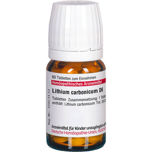 LITHIUM CARBONICUM D 6 Tabletten