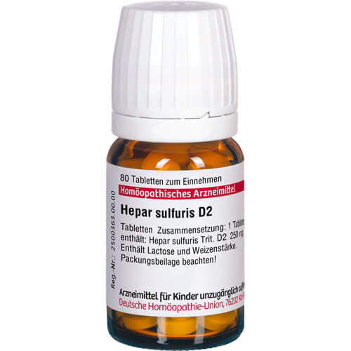 HEPAR SULFURIS D 2 Tabletten