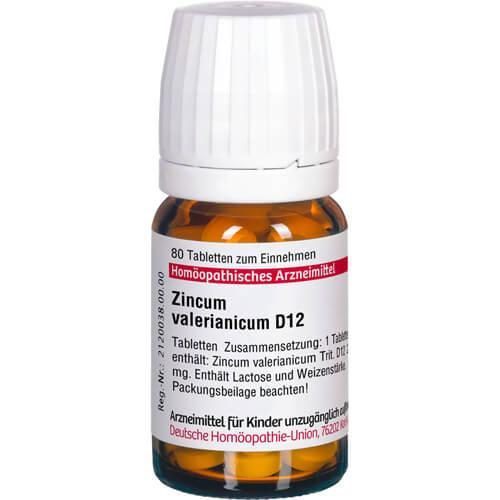 ZINCUM VALERIANICUM D 12 Tabletten