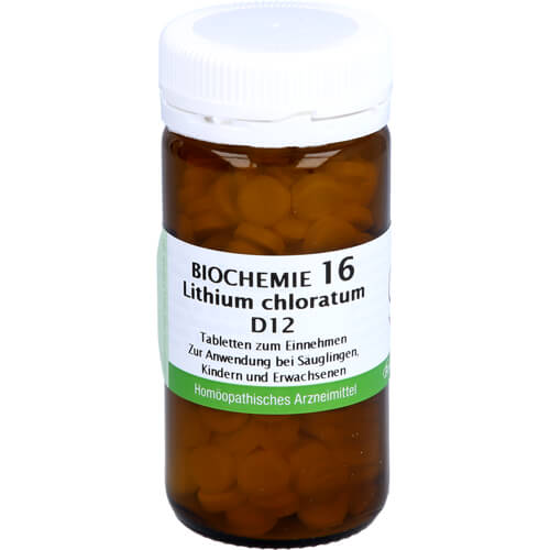 BIOCHEMIE 16 Lithium chloratum D 12 Tabletten
