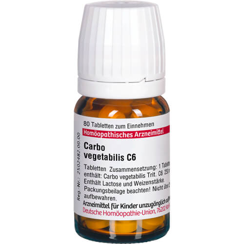 CARBO VEGETABILIS C 6 Tabletten