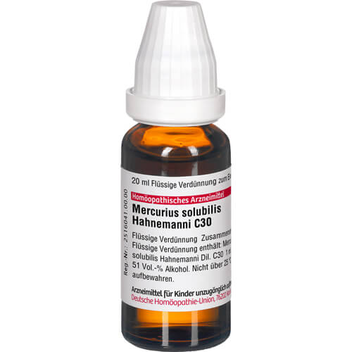 MERCURIUS SOLUBILIS Hahnemanni C 30 Dilution