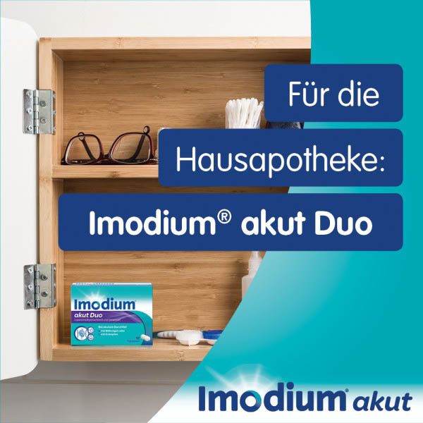 IMODIUM akut Duo 2 mg/125 mg Tabletten