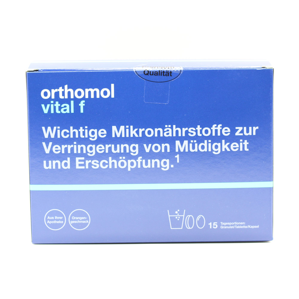 ORTHOMOL Vital F Granulat/Kap./Tabl.Kombip.15 Tage