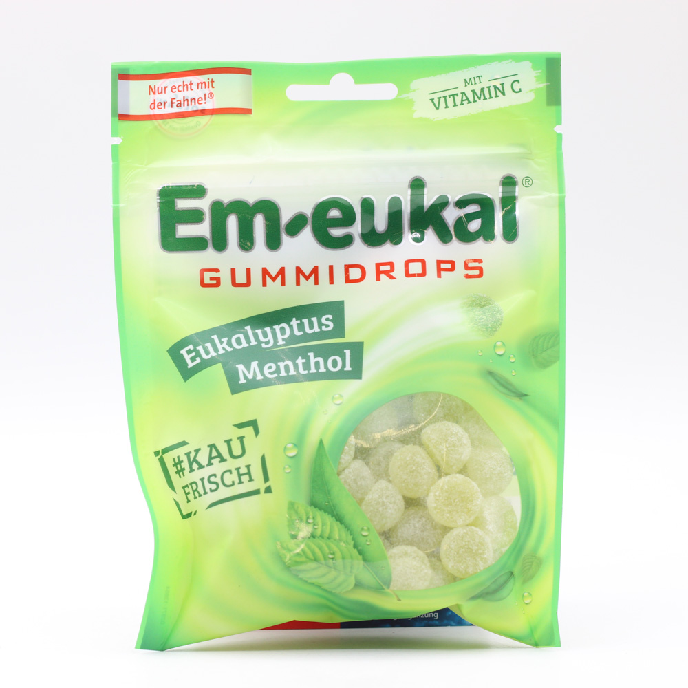 EM-EUKAL Gummidrops Eukalyptus-Menthol zuckerhalt.