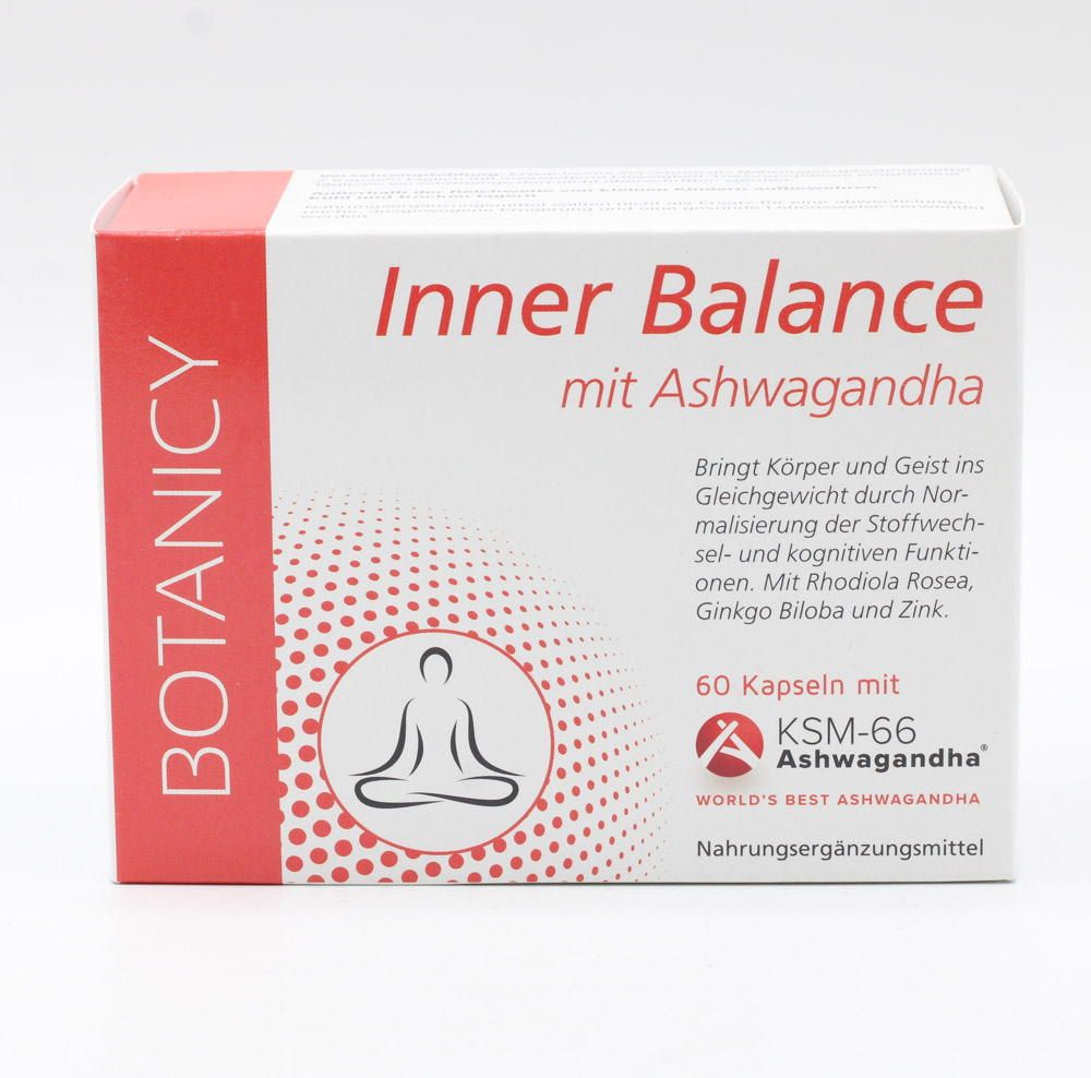INNER BALANCE mit Ashwagandha KSM-66 Kapseln
