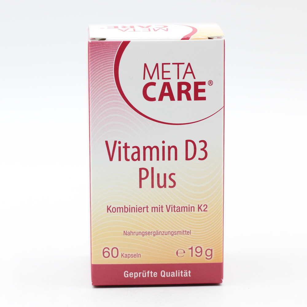 META-CARE Vitamin D3 Plus 10.000 I.E + 80 μg K2