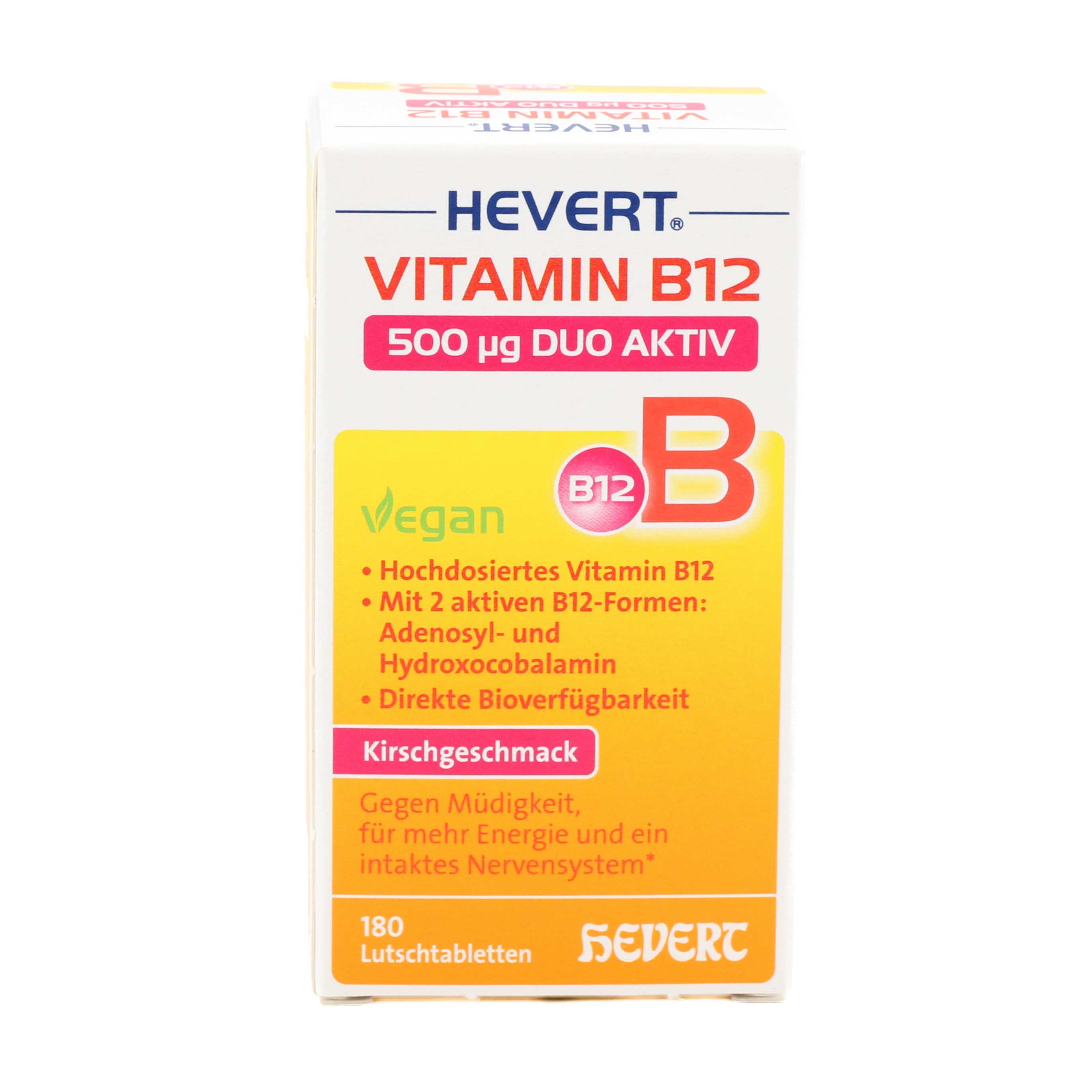 VITAMIN B12 HEVERT 500 μg Duo Aktiv Lutschtabl.