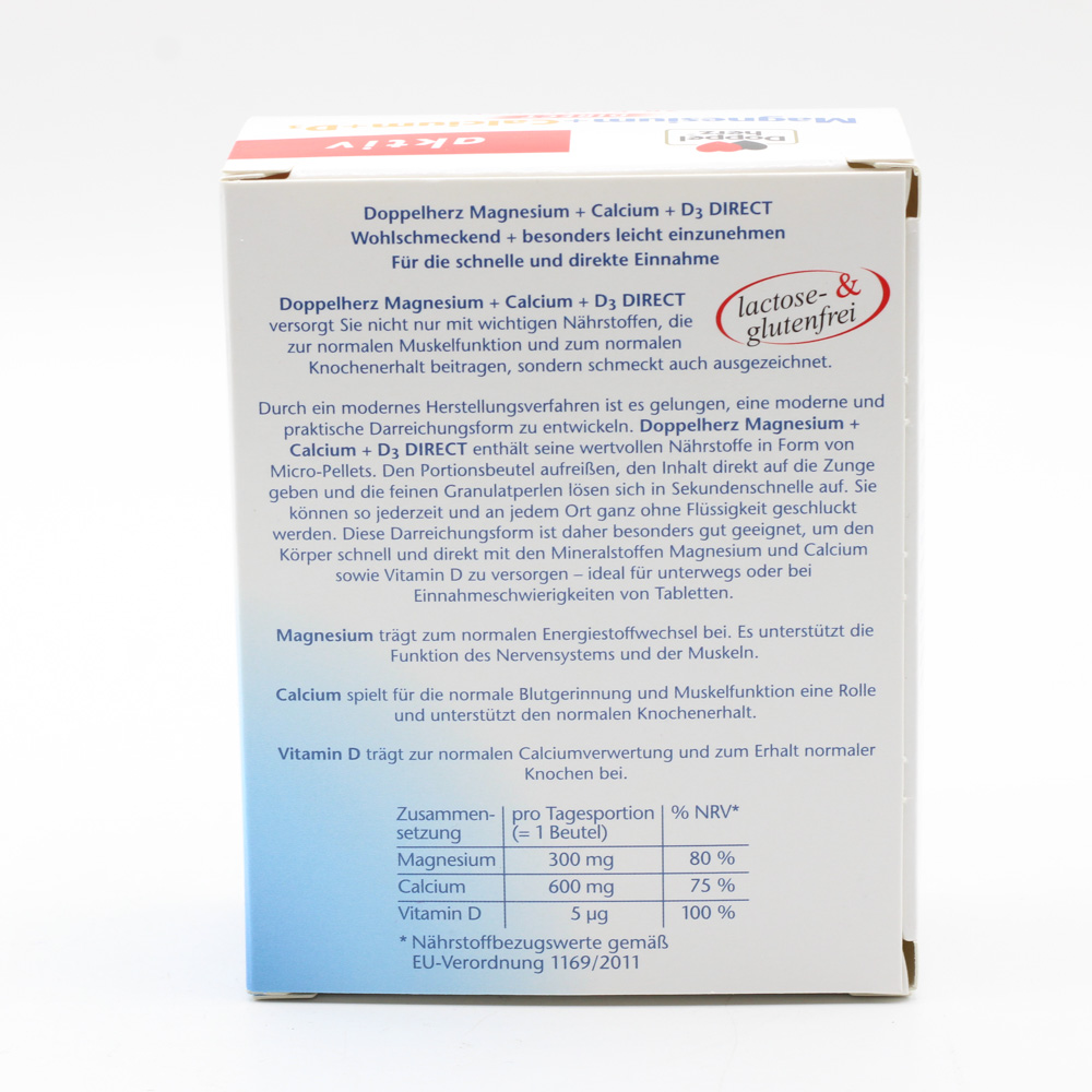 DOPPELHERZ Magnesium+Calcium+D3 DIRECT Pellets