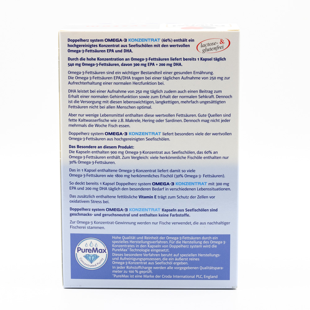DOPPELHERZ Omega-3 Konzentrat system Kapseln