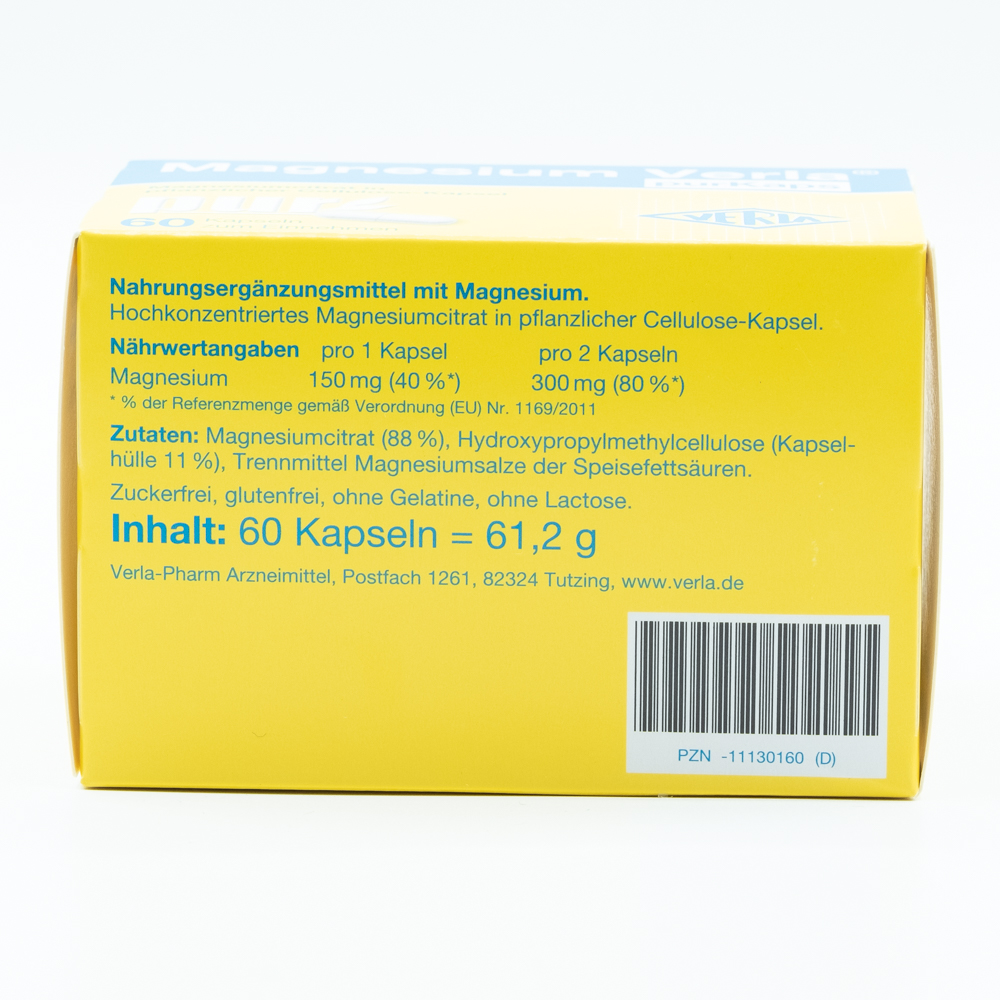MAGNESIUM VERLA purKaps