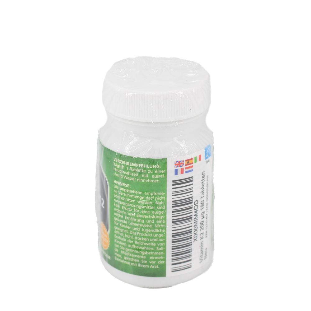 VITAMIN K2 200 μg hochdosiert vegan Tabletten