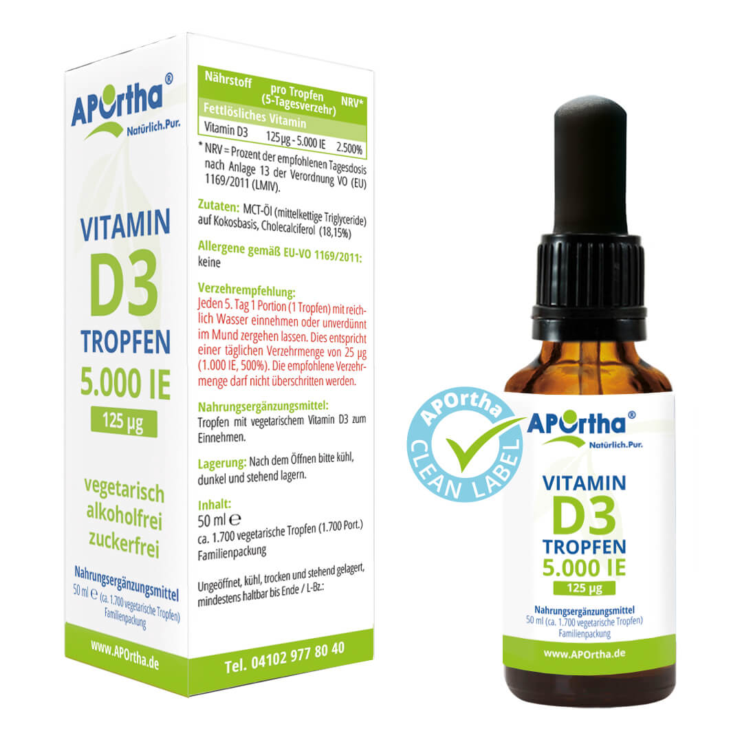 VITAMIN D3 TROPFEN 5.000 I.E. 125 μg