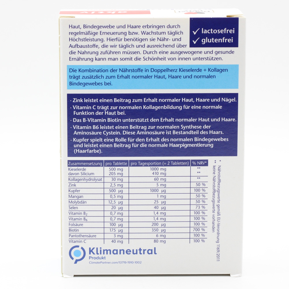 DOPPELHERZ Kieselerde+Kollagen Tabletten