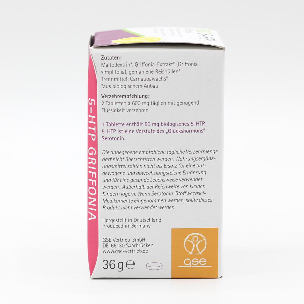 GSE 5-HTP Griffonia Bio Tabletten