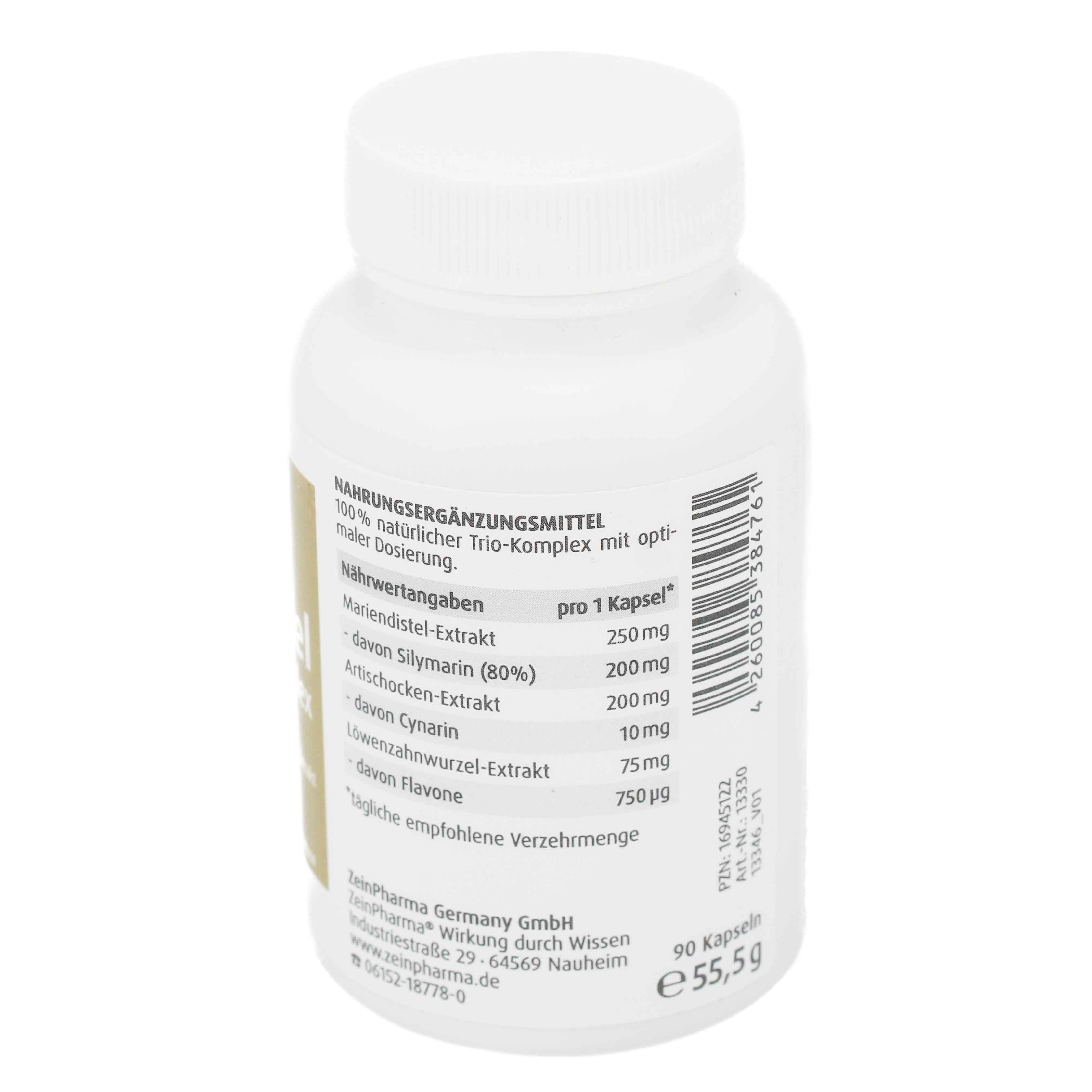 MARIENDISTEL KOMPLEX Artischocke & Löwenzahn Kaps.
