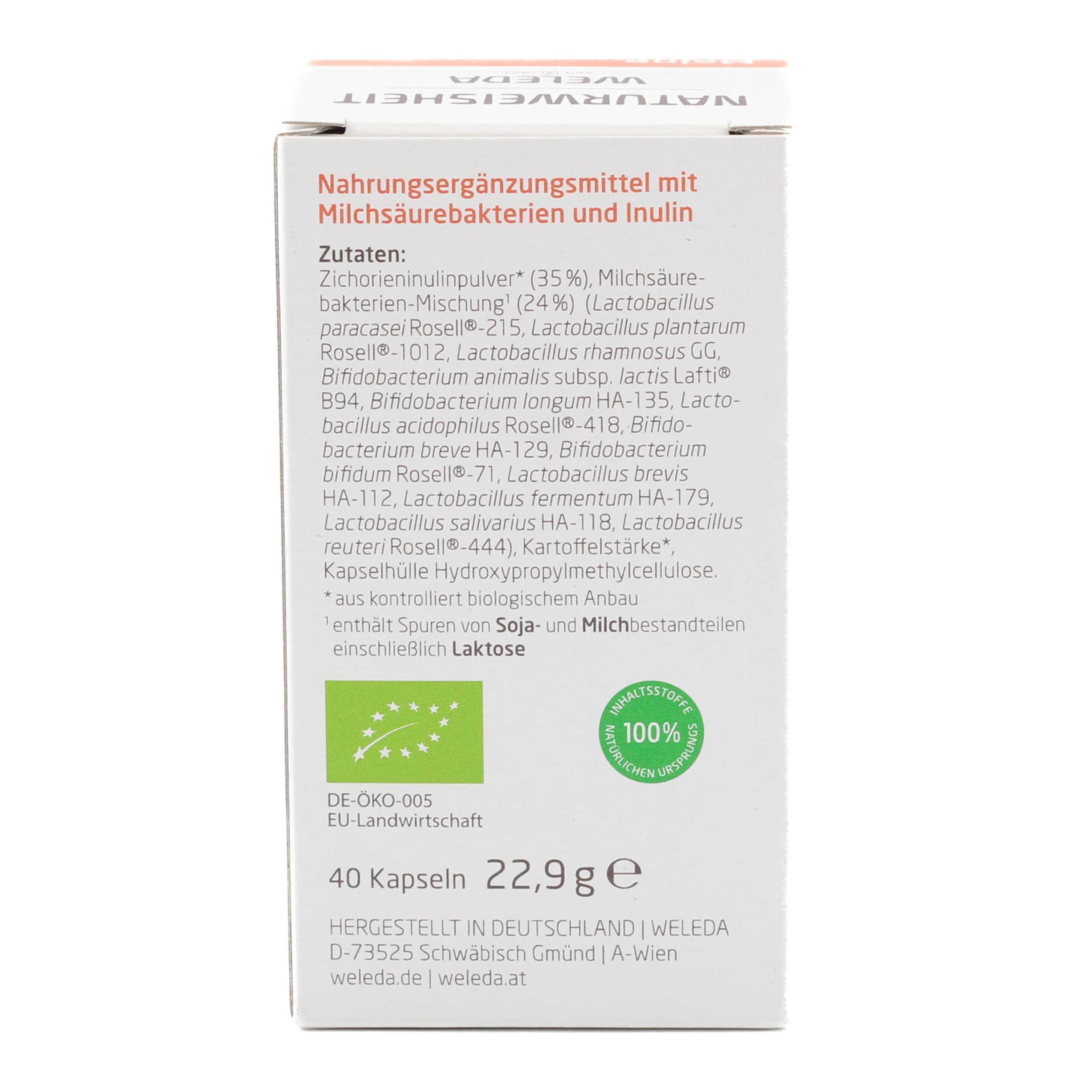 WELEDA Naturweisheit Meine Bakterienkulturen Kaps.