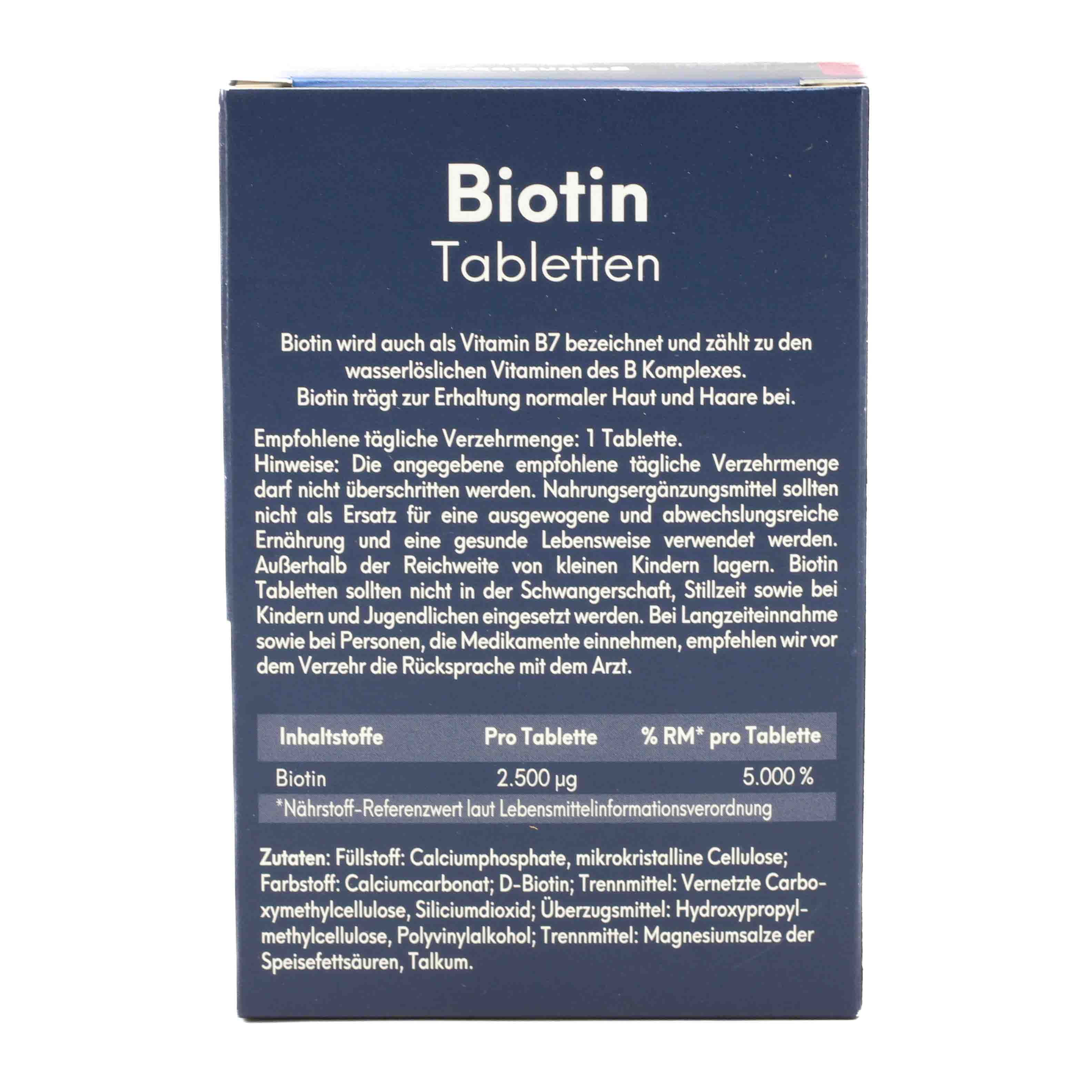 GESUND LEBEN Biotin 2,5 mg Tabletten