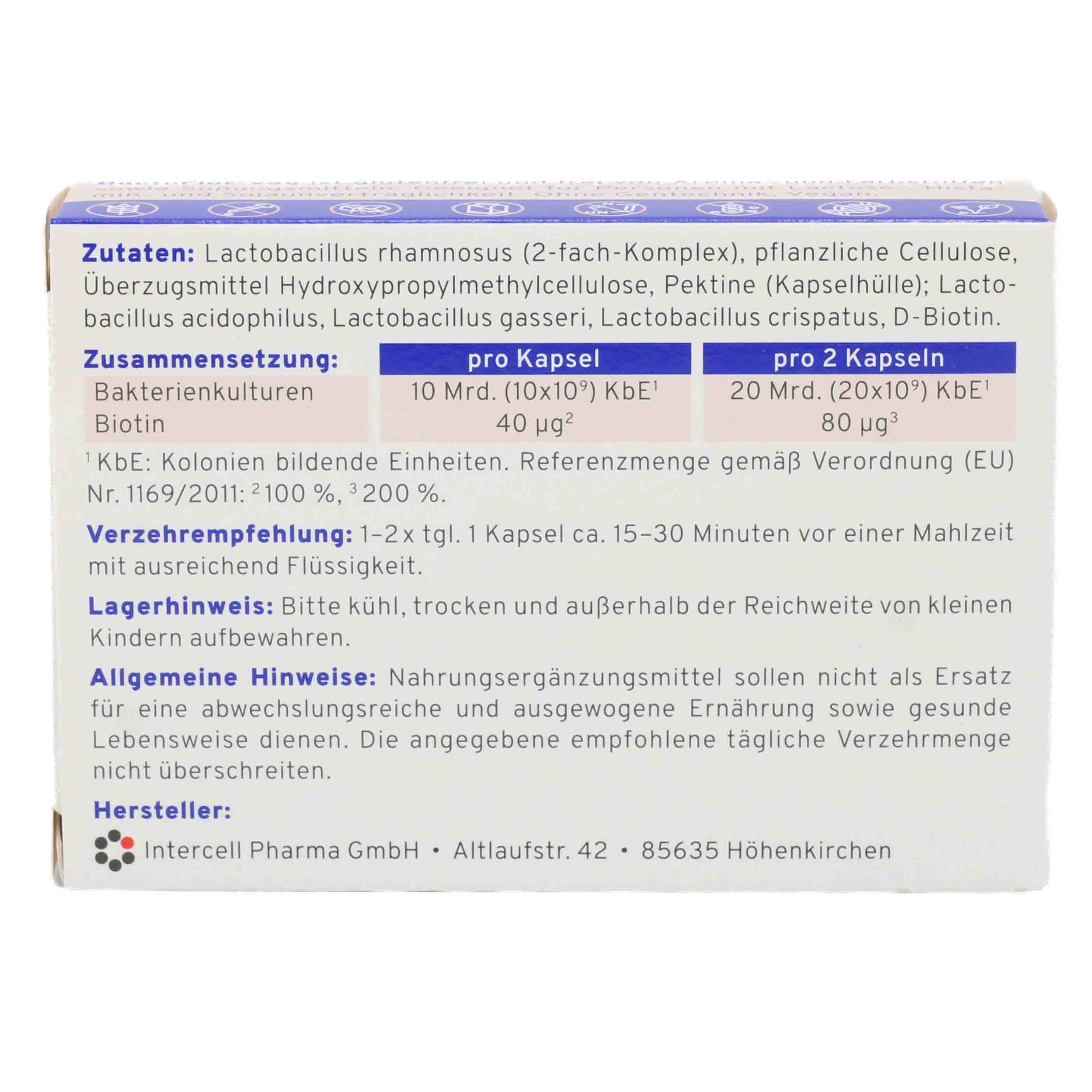 BACTOFLOR vag magensaftresistente Kapseln