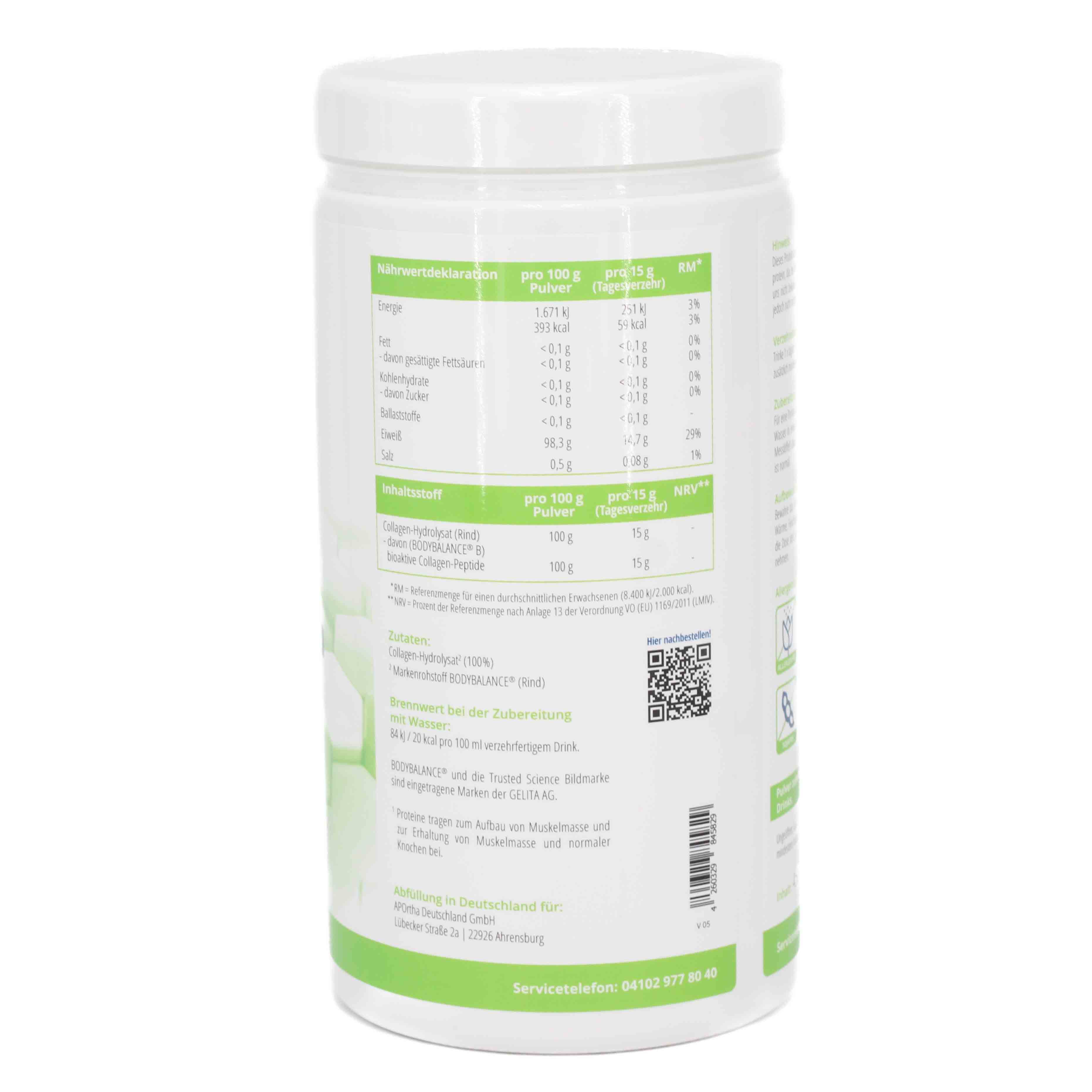 APORTHA Basic BODYBALANCE B Rind Collag.-Drink Plv