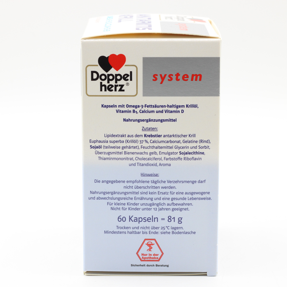 DOPPELHERZ Antarktis Krill system Kapseln