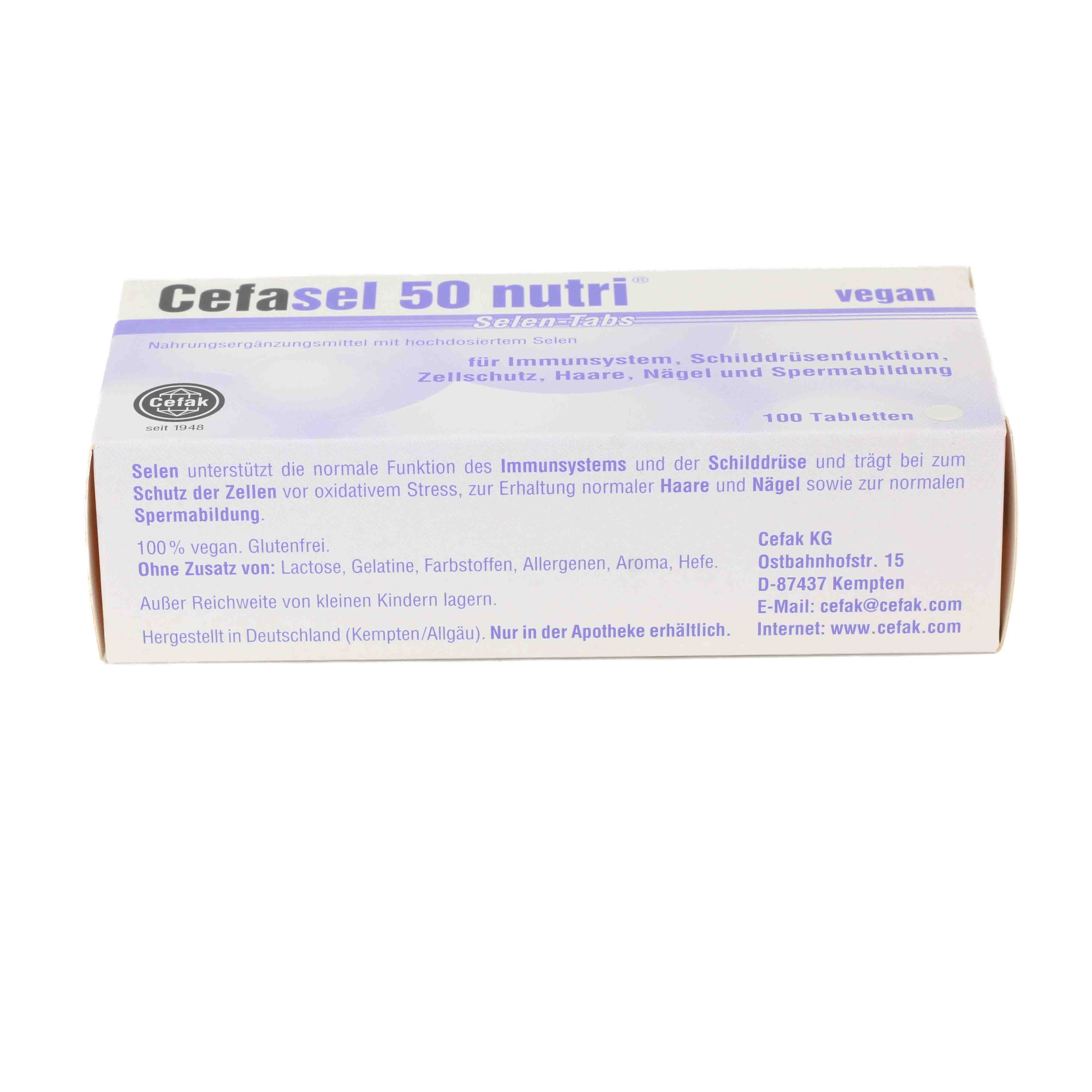 CEFASEL 50 nutri Selen-Tabs