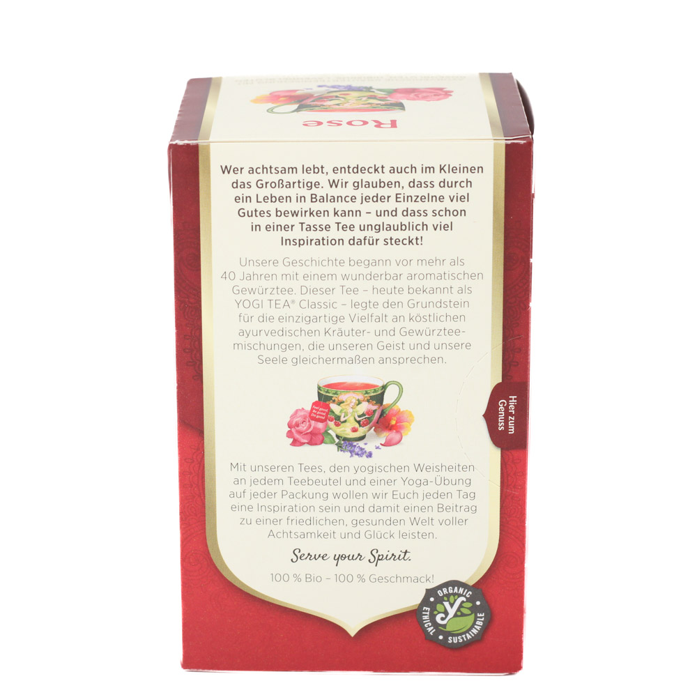 YOGI TEA Rose Bio Filterbeutel