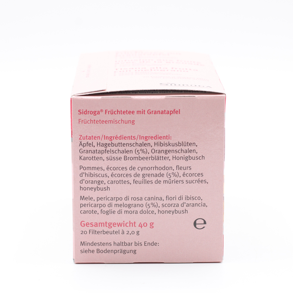 SIDROGA Wellness Früchtetee m.Granatapfel Filterb.