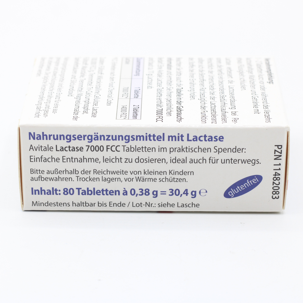 LACTASE 7.000 FCC Tabletten im Spender