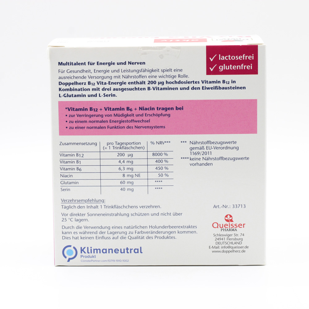 DOPPELHERZ B12 Vita-Energie Trinkampullen