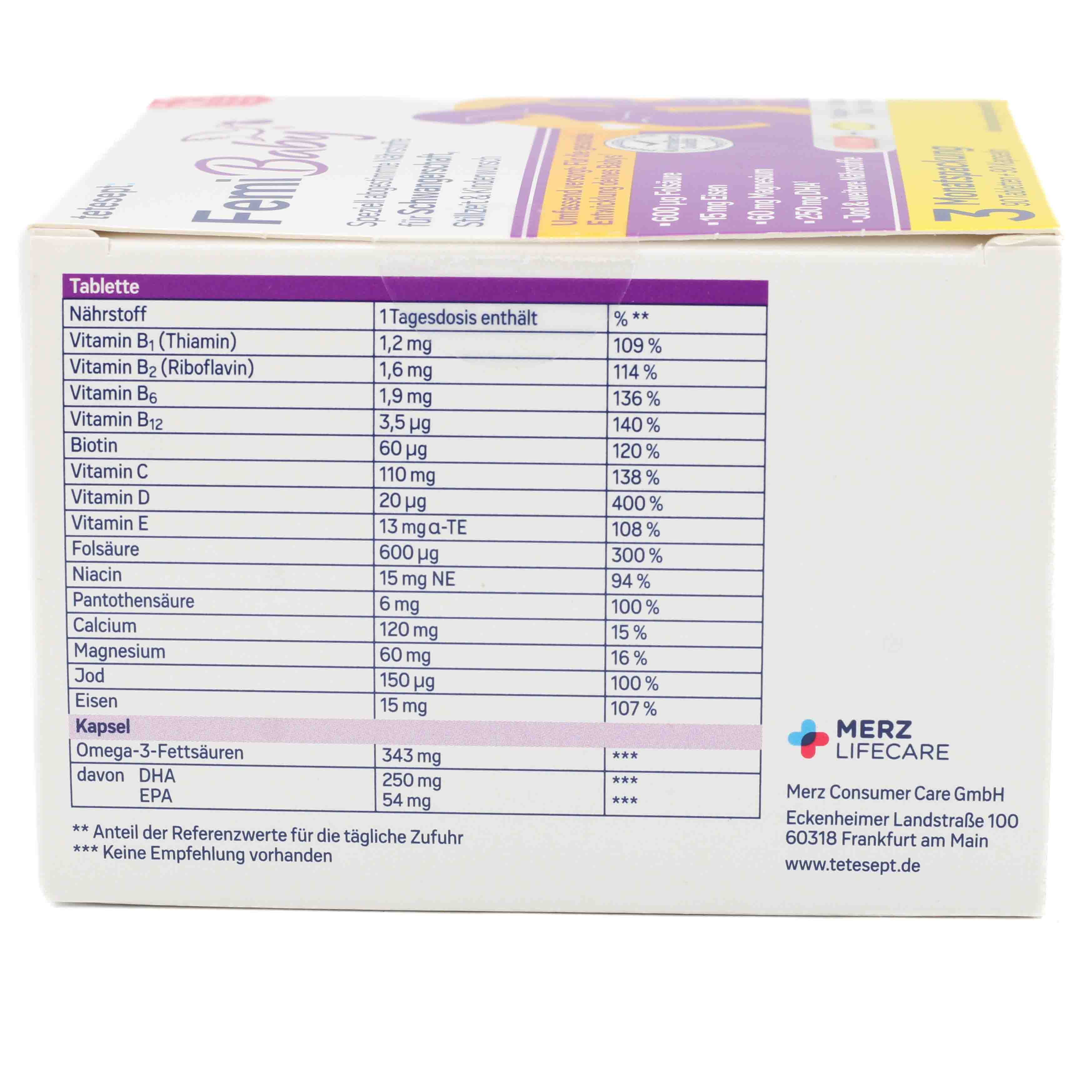 TETESEPT Femi Baby Kapseln+Tabletten