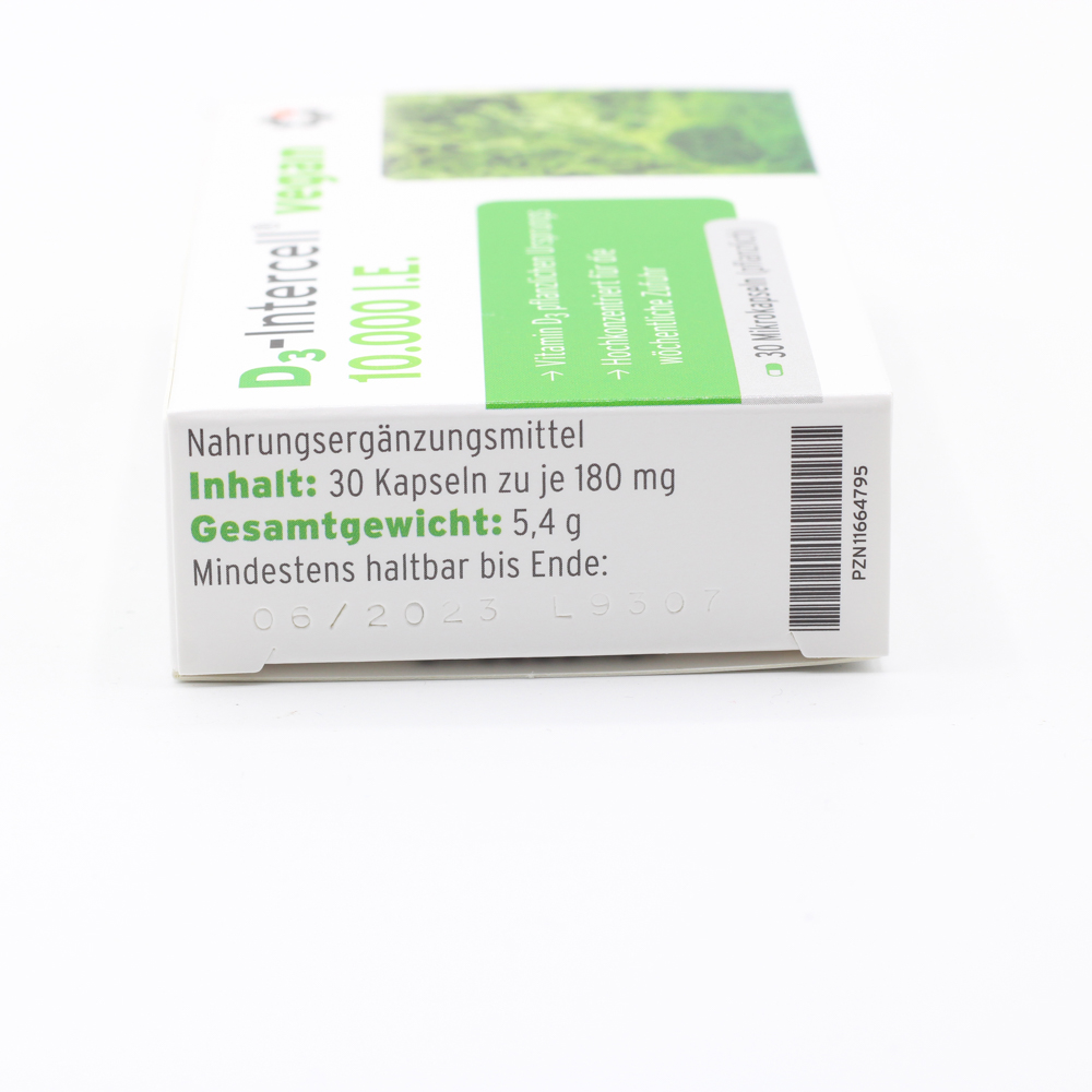 D3-INTERCELL vegan 10.000 I.E. Kapseln