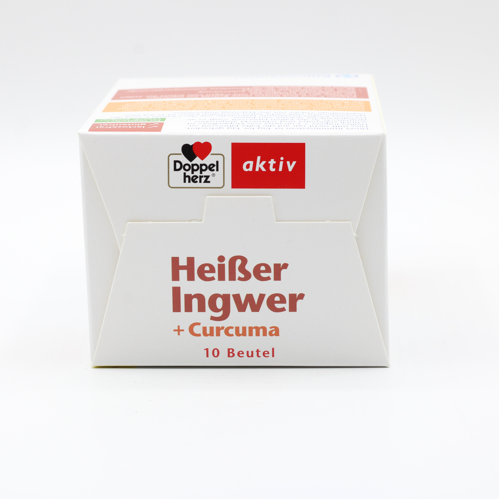 DOPPELHERZ heißer Ingwer+Curcuma Beutel