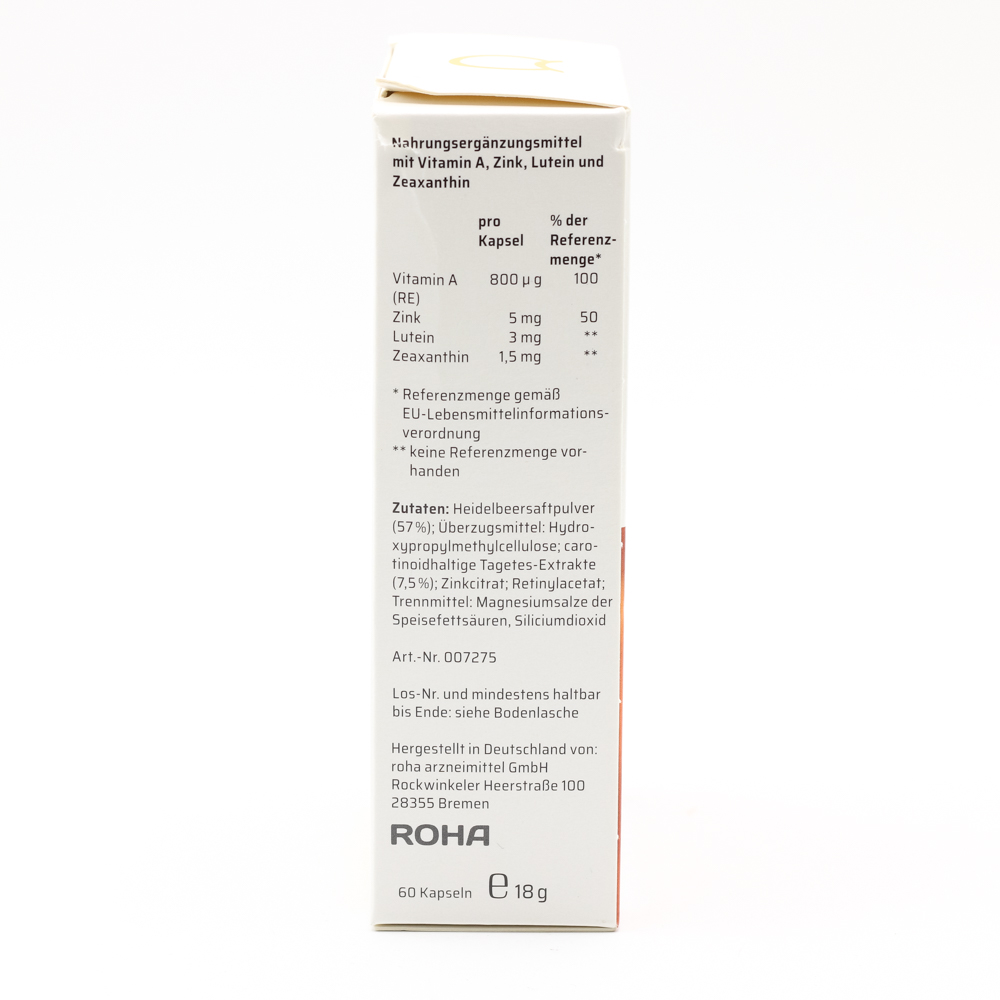 SANHELIOS Augenwohl Vitamin A plus Lutein Kapseln