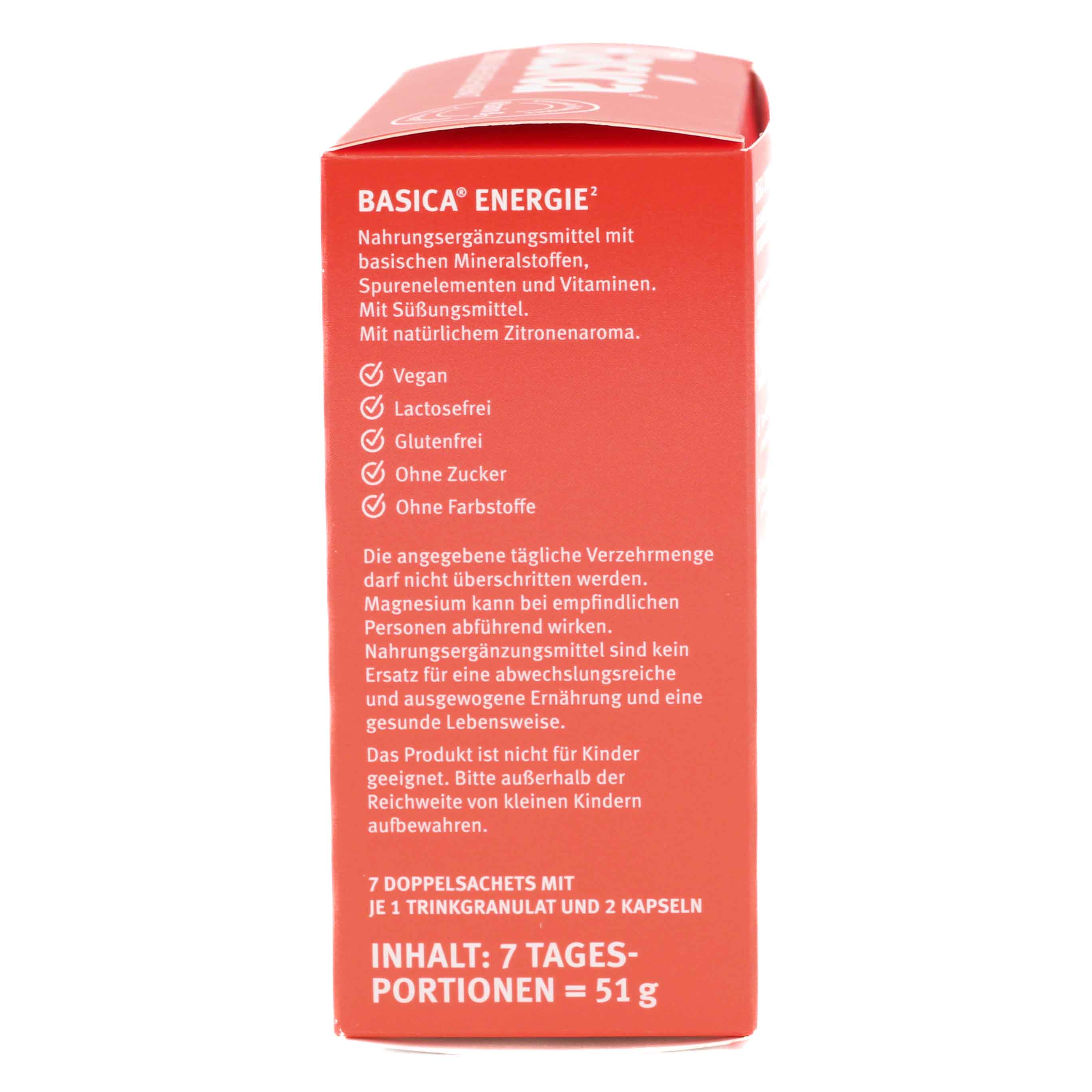BASICA Energie Trinkgranulat+Kapseln f.7 Tage Kpg.
