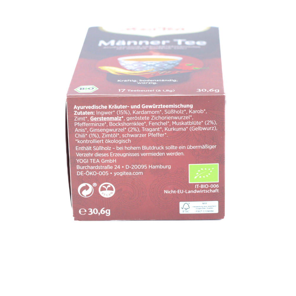 YOGI TEA Männer Tee Bio Filterbeutel
