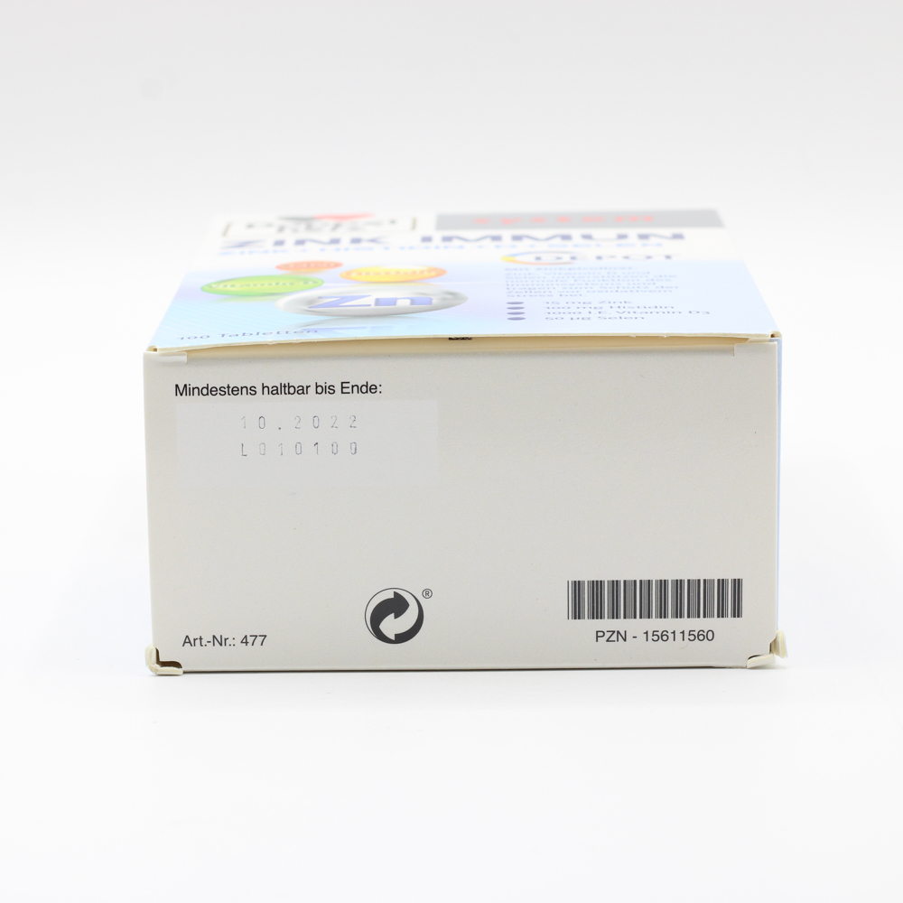DOPPELHERZ Zink Immun Depot system Tabletten