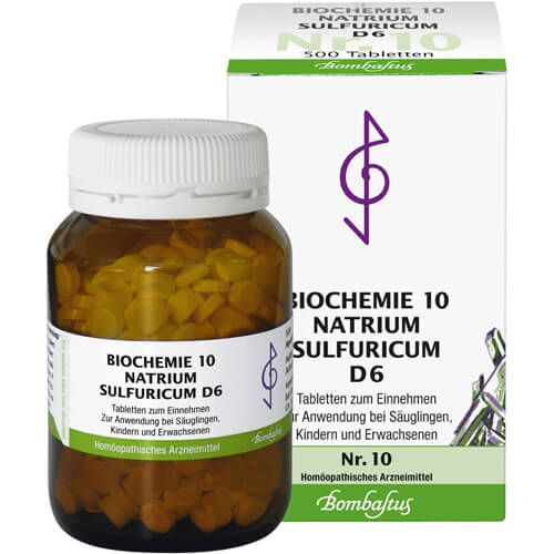 BIOCHEMIE 10 Natrium sulfuricum D 6 Tabletten