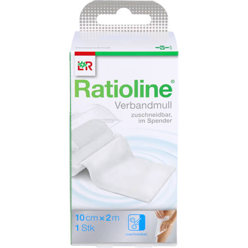 RATIOLINE acute Verbandmull 10 cmx2 m gerollt