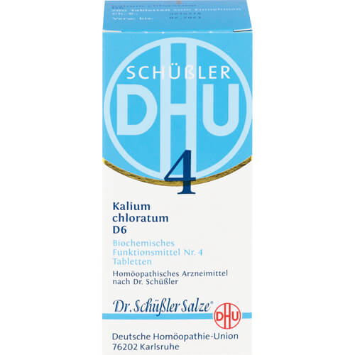 BIOCHEMIE DHU 4 Kalium chloratum D 6 Tabletten